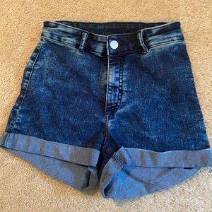 H&M High rise Jean Shorts